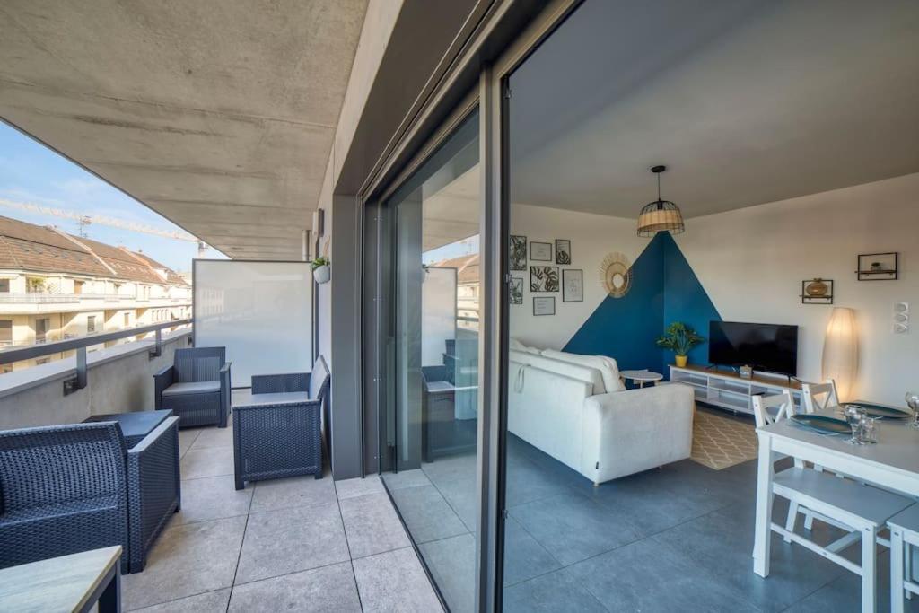 Апартаменти Modern'Blue - Gare Annemasse A 3Min-Geneve Acces Direct Екстер'єр фото